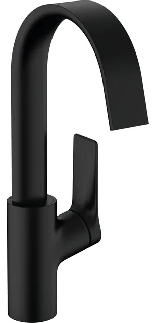 Hansgrohe Vivenis ééngreeps wastafelmengkraan 210 met draaibare uitloop zonder afvoer zwart mat 75032670