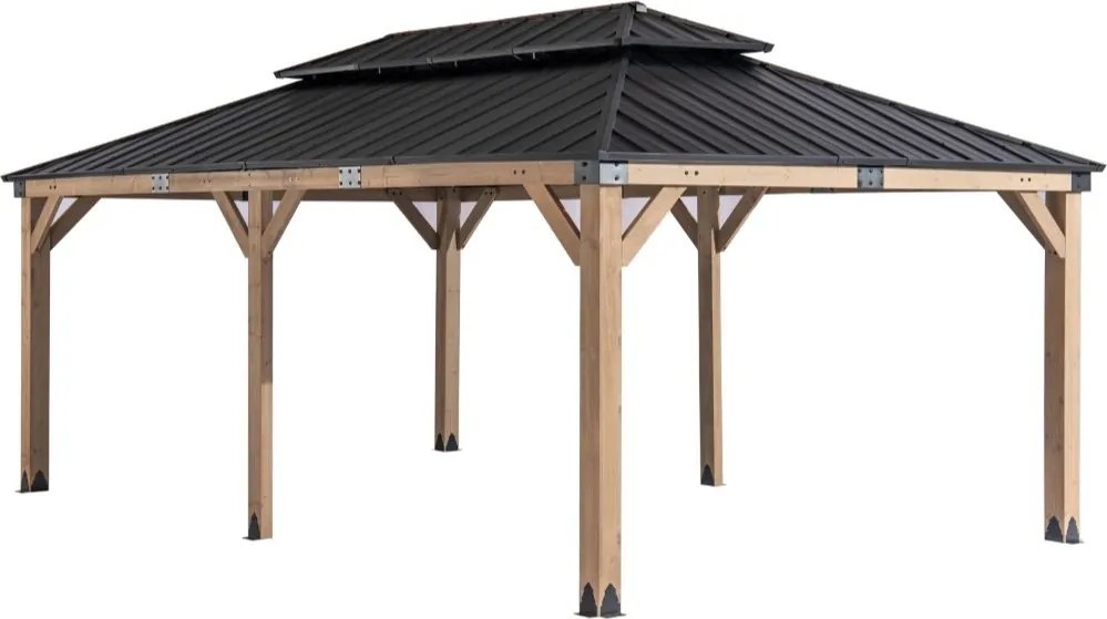 Orlando houten tuinhuis 3,6 x 6 m CoverTech