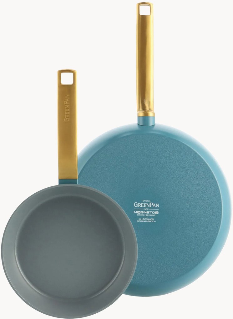 Braadpannen Evolution met antiaanbaklaag, 2-delig