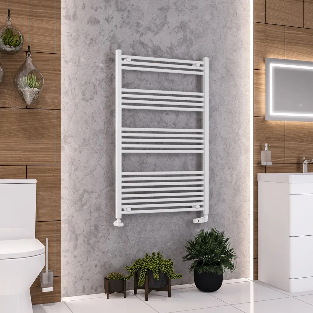 Eastbrook Wendover handdoekradiator 75x120cm 631W wit glans