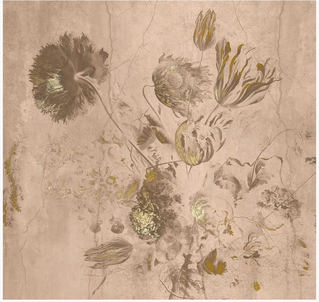 Behang Fresco Flowers High Gloss