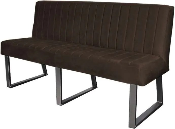 Eetkamerbank - Hengelo - stof Element antraciet 01 - 220 cm