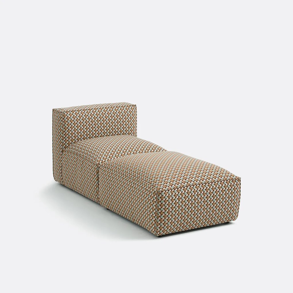 Modulaire poef, jacquard origami, Seven