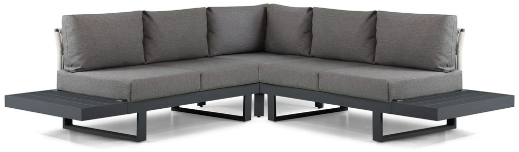 Hoek loungeset 5 personen Aluminium Grijs  Lifestyle Garden Furniture Lorenzo