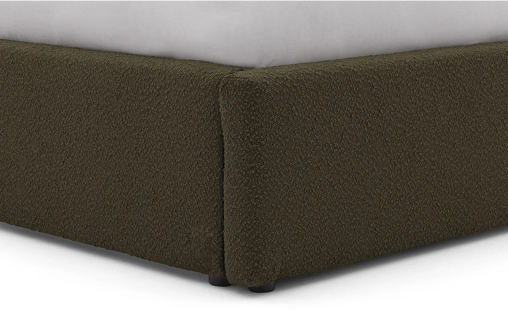 Goossens Gestoffeerd Bedframe Canon, 140 x 200 cm met storage, met 2x lattenbodem