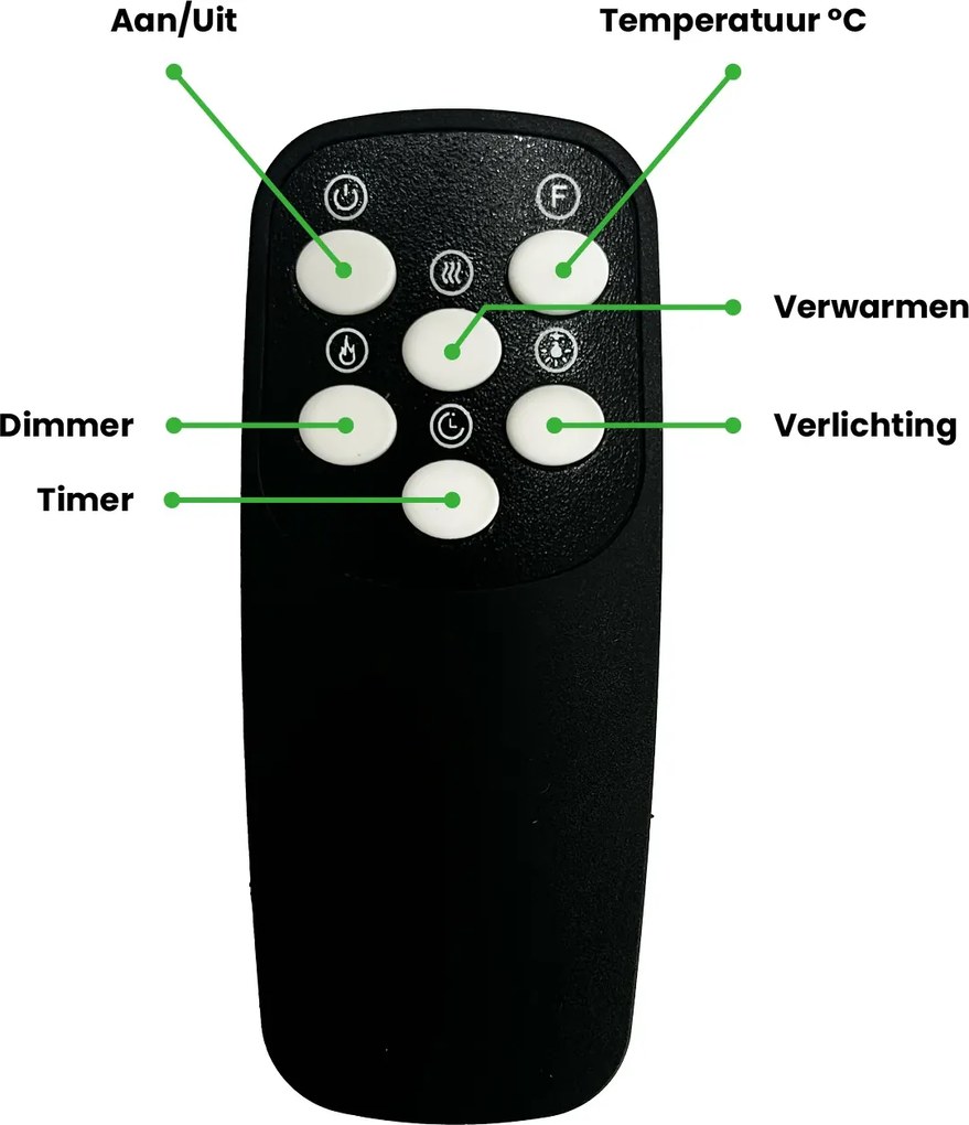 LumberQ In- opbouwsfeerhaard Nova 105 x 35 x 12,5 cm
