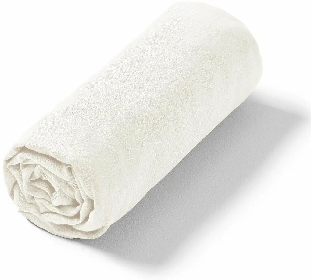 Hoeslaken in gewassen linnen, Elina