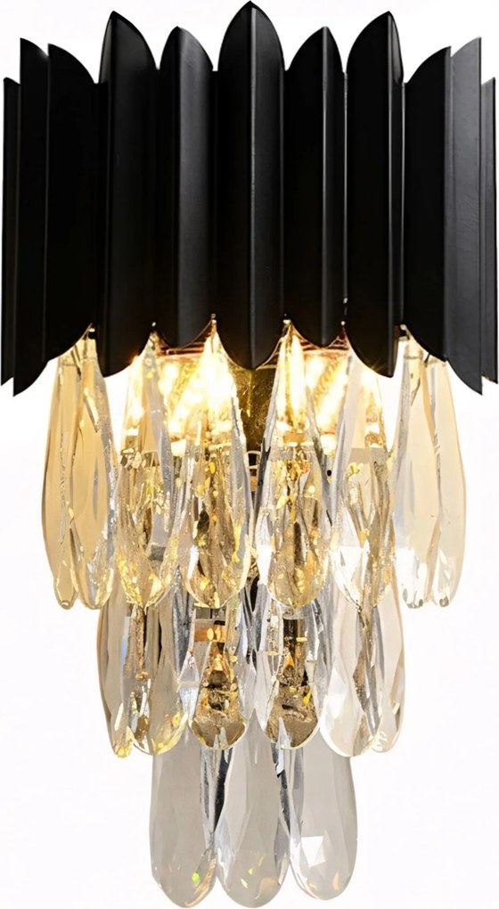 Wandlamp APP1658-1W Black