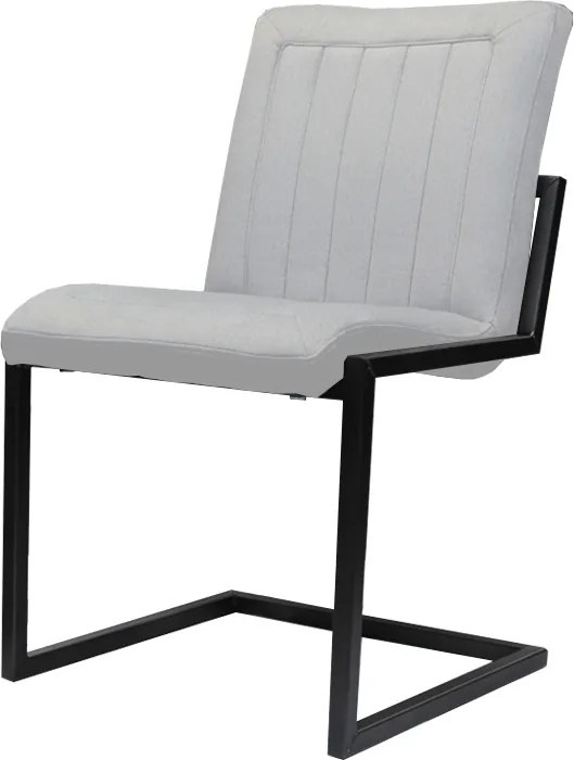 Eetkamerstoel - Lara - stof Element steengrijs 24