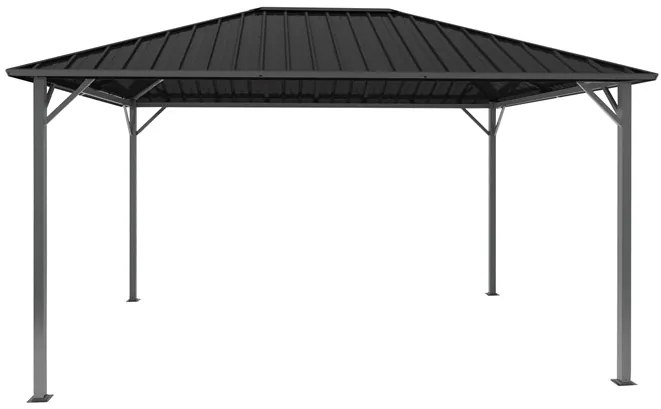 Tuinpunt Itaka 3x4 antraciet tuinhuisje