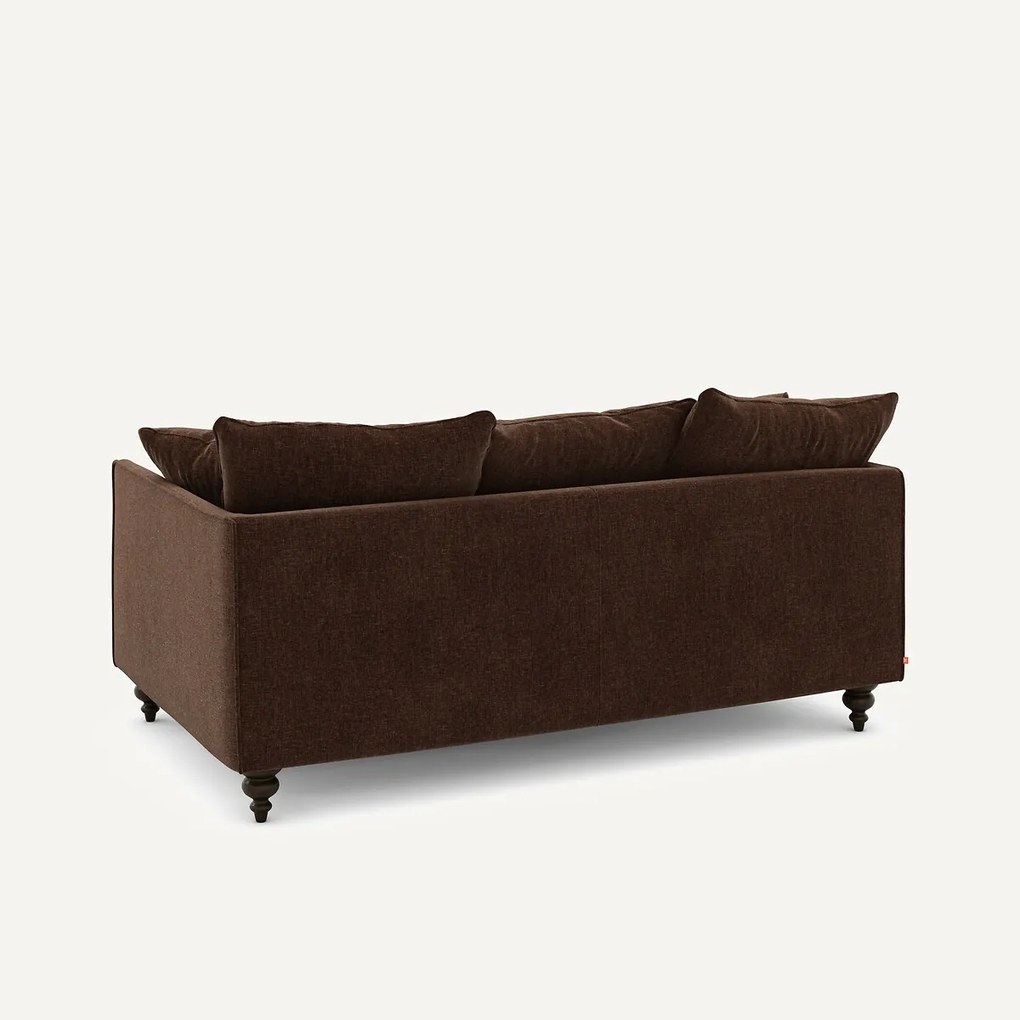 Compacte fluwelen chenille bank, Lazare