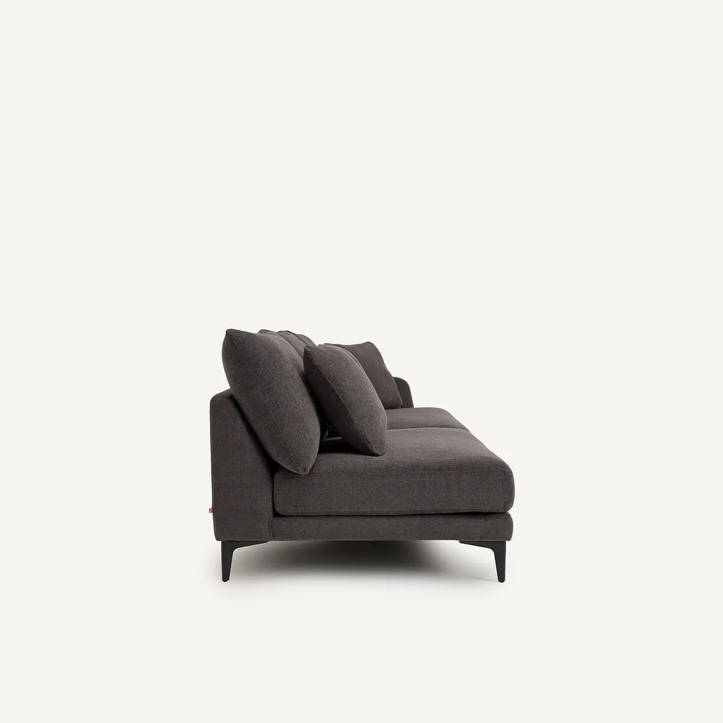 3-zits halve bank van gevlochten polyester, MODERNISTE, ontwerp Emmanuel Gallina