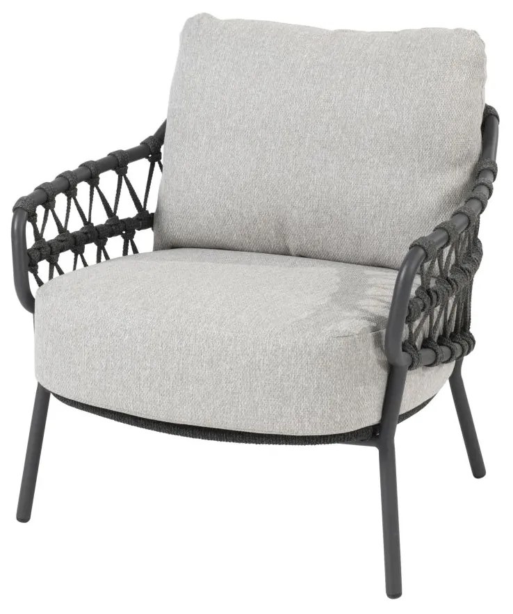 4 Seasons Outdoor Calpi low dining chair SALE Tuinstoel antraciet weerbestendig