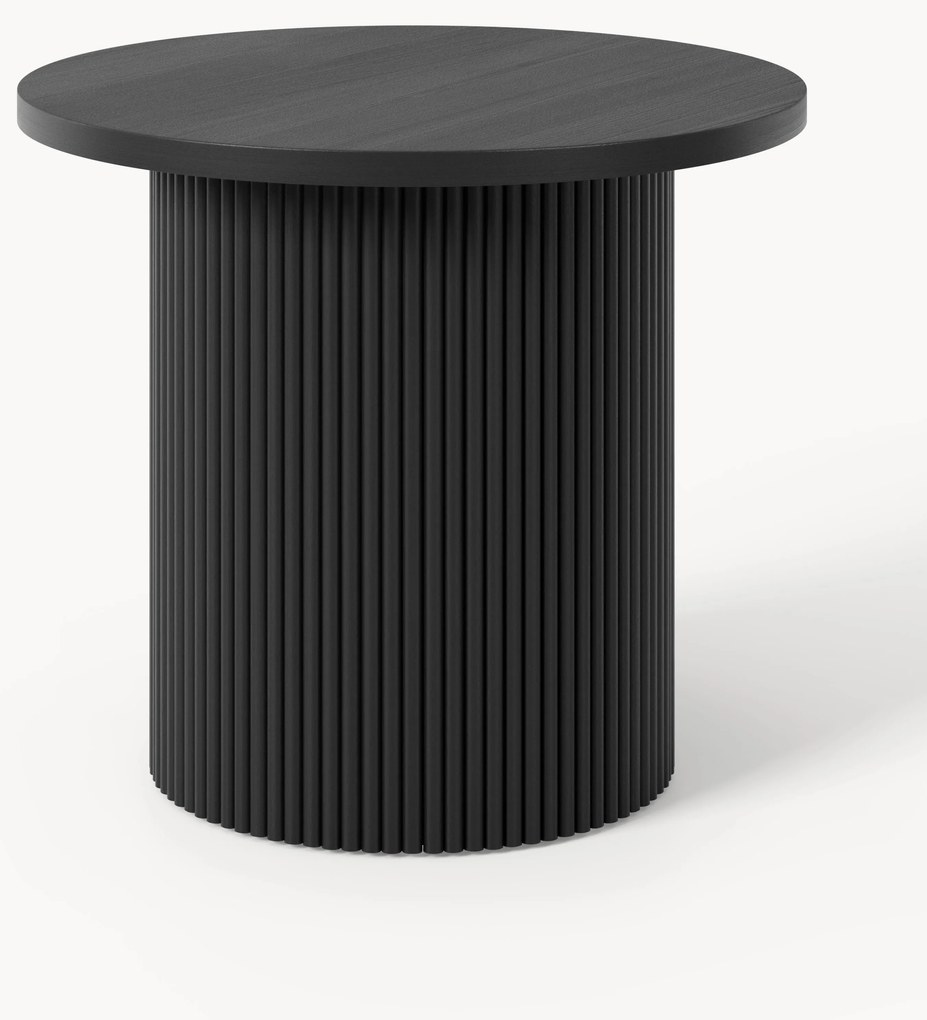 Ronde houten bijzettafel Nele