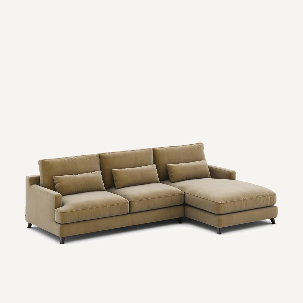 Hoekbank in fluweel, Alwine