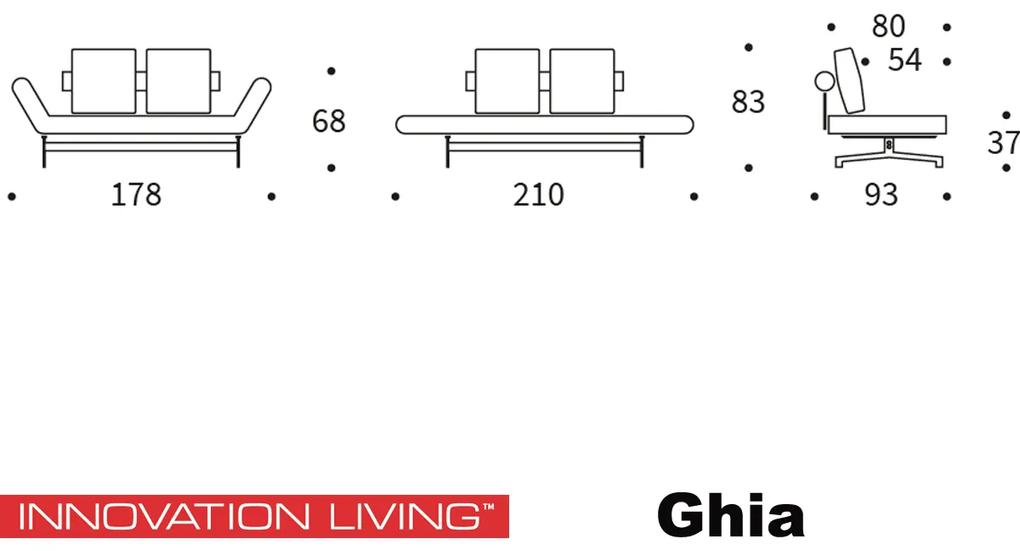 Innovation Living Ghia Chrome Design Slaapbank