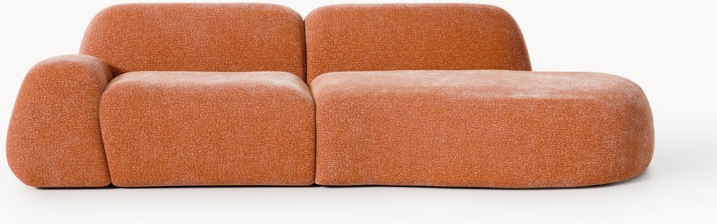 Modulaire teddy chaise longue Wolke (3-zits)