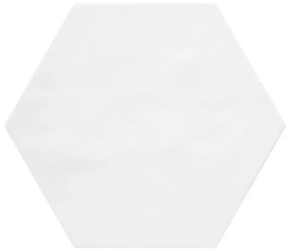 Cifre Cerámica Wandtegel hexagon Vodevil White 17,5x17,5 cm Vintage Glans Wit SW07310745-5