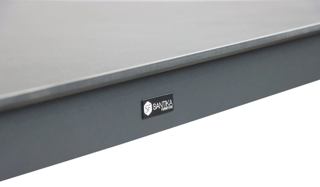 Tuinset 4 personen 130 cm Aluminium Grijs Lifestyle Garden Furniture Timo/Orino