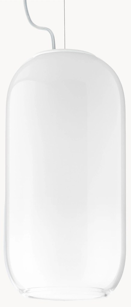 Kleine hanglamp Gople, mondgeblazen