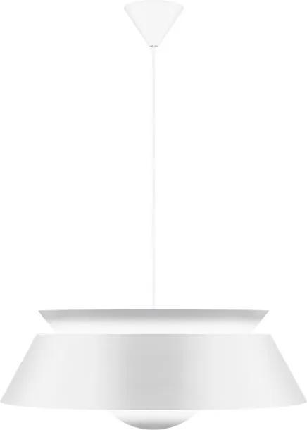 UMAGE Cuna Wit - Ø 38 cm - Hanglamp - Koordset wit- Lampenkap - Koord - Metaal - Ovaal - Design
