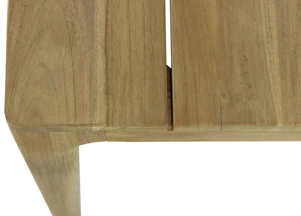 Dining Tuintafel rechthoekig 240 x 100 cm Old teak greywash Sentis