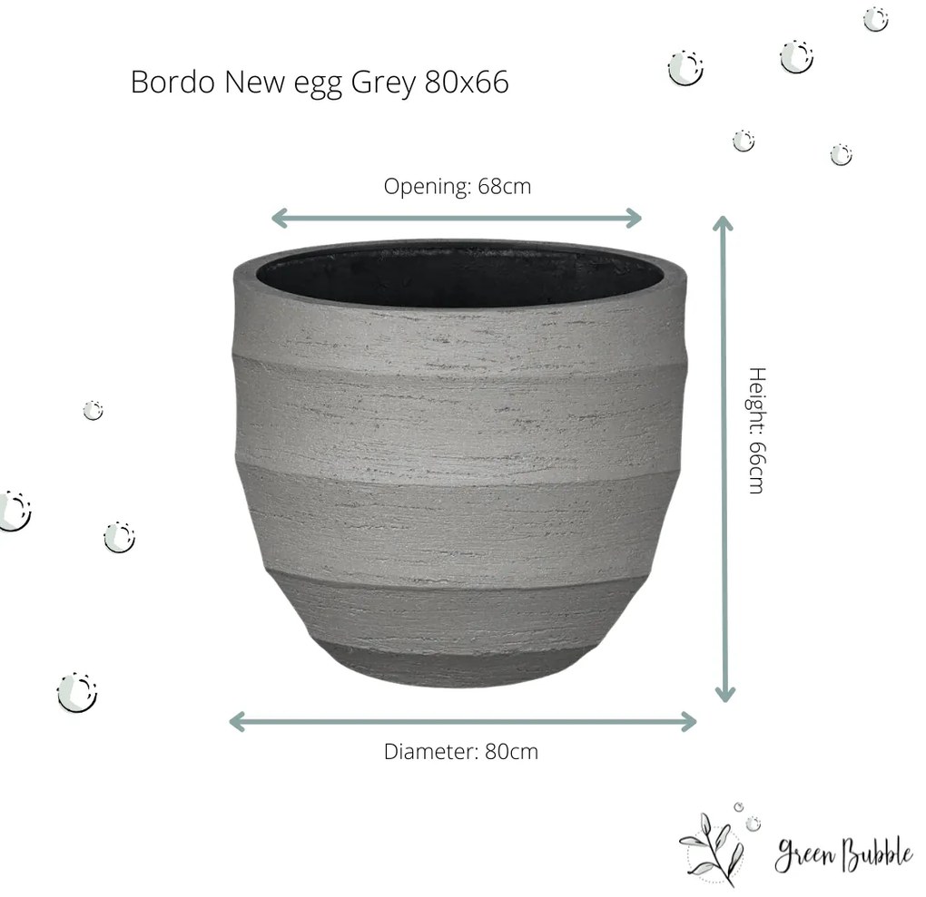 Pot Bordo New Egg Grey