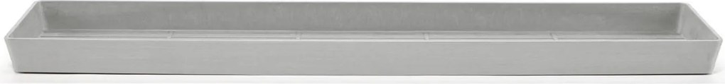Ecopots onderschotel met waterreservoir - Rechthoekig - White Grey - 63,5 x 15,5 x H3,3 cm