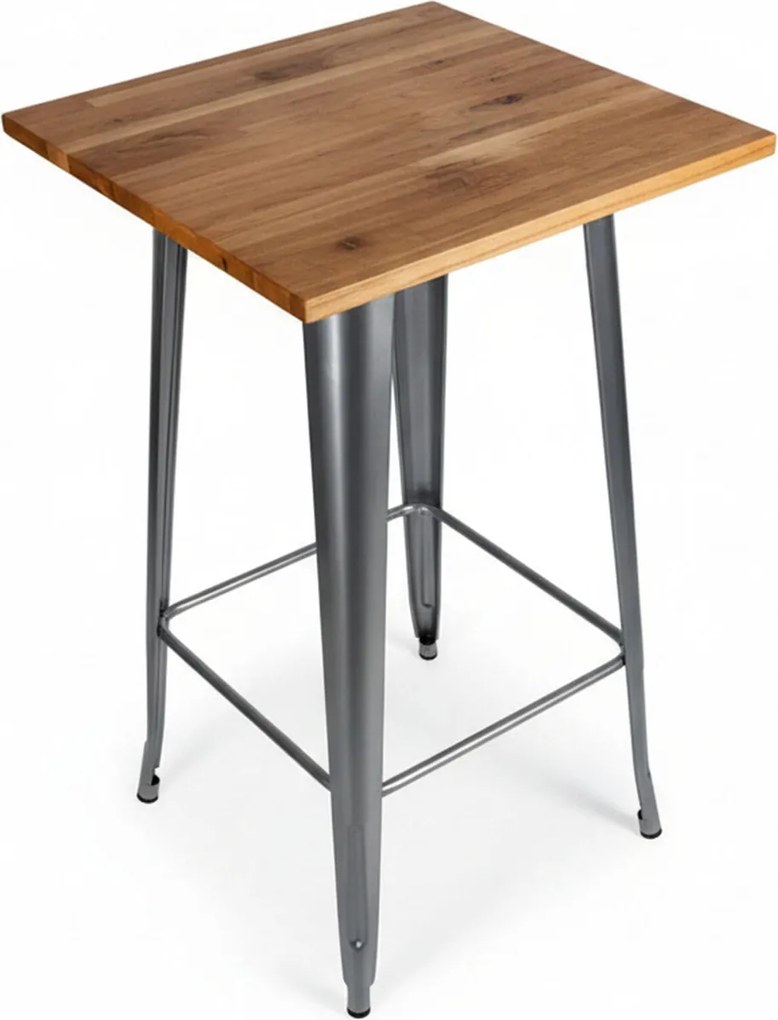 Hoge Torix Tafel Natuurlijk Hout 60 cm