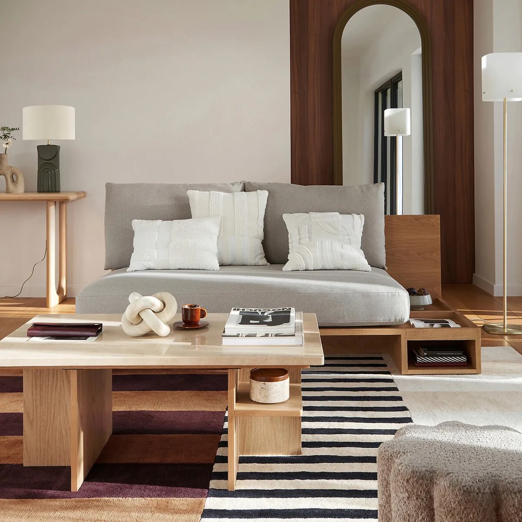 Lamp in keramiek en linnen, Topia