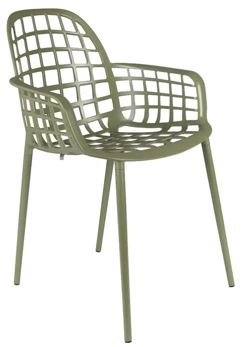 Zuiver Albert Kuip Garden Aluminium Tuinstoel Groen