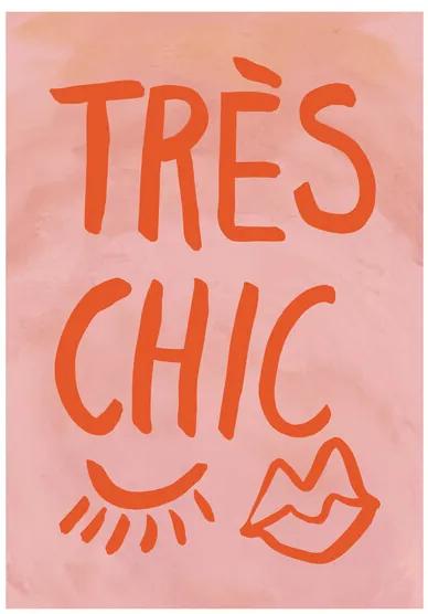 Ilustratie TrAus Chic Pink Frame, Studio, (26.7 x 40 cm)