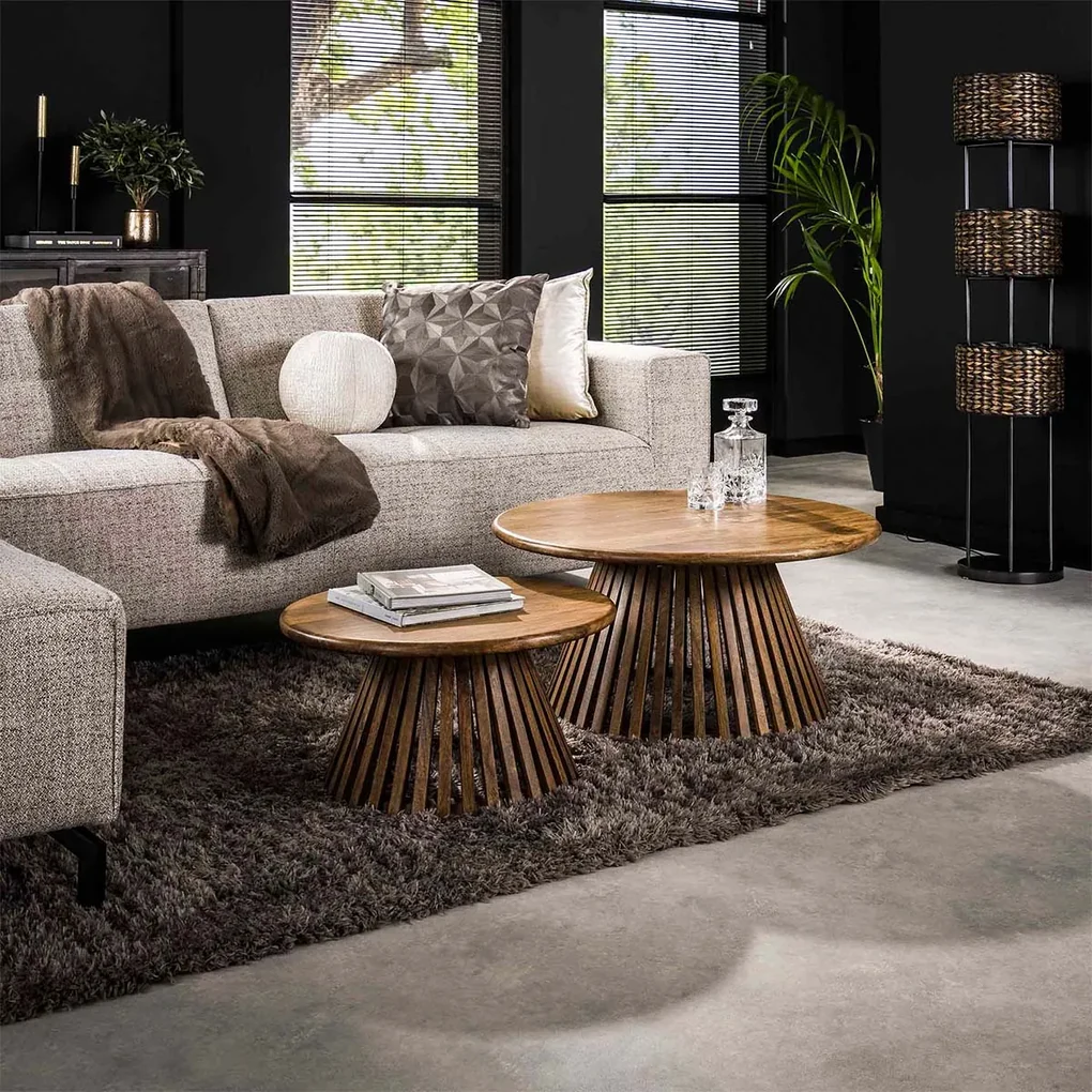 Ronde Salontafel Set Van 2 Mango