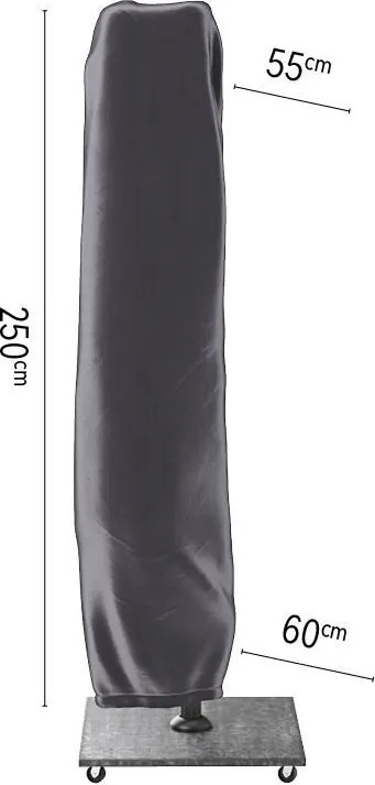 Platinum Aerocover zweefparasolhoes - Ademende hoes voor parasols met rechte mast tot diameter 3,5m of 3 x 3m