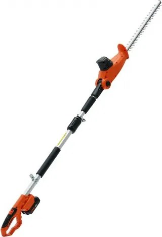 VEVOR Telescopische heggenschaar 20V heggenschaar Koperen motor 17.500 tpm Elektrische heggenschaar 46 cm Meslengte 188-239 cm Uitschuifbaar 16 mm Snijdiameter 30-150° Draaibaar Inclusief snellader Accu