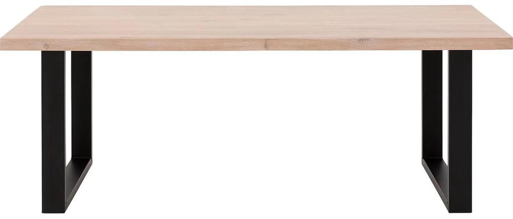 Goossens Eettafel Blade, Strak blad 220 x 100 cm 6 cm dik