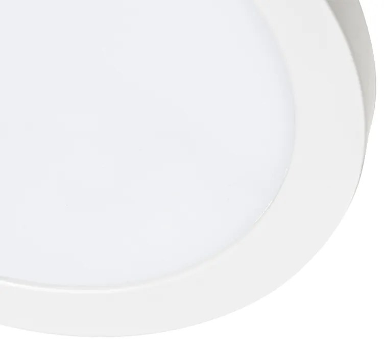 Buitenlamp Set van 6 In- of opbouwspot wit 30 cm incl. LED 3 staps dim to warm - Trans IP44 Buitenverlichting Lamp