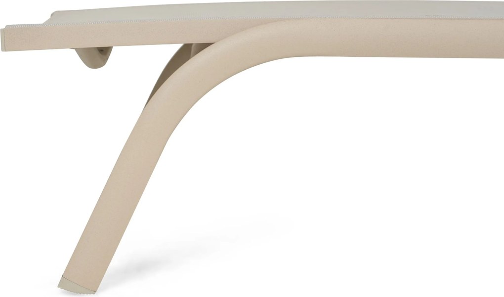 Domani Furniture Bellorio Ligbed Verstelbaar Aluminium Zand/Beige