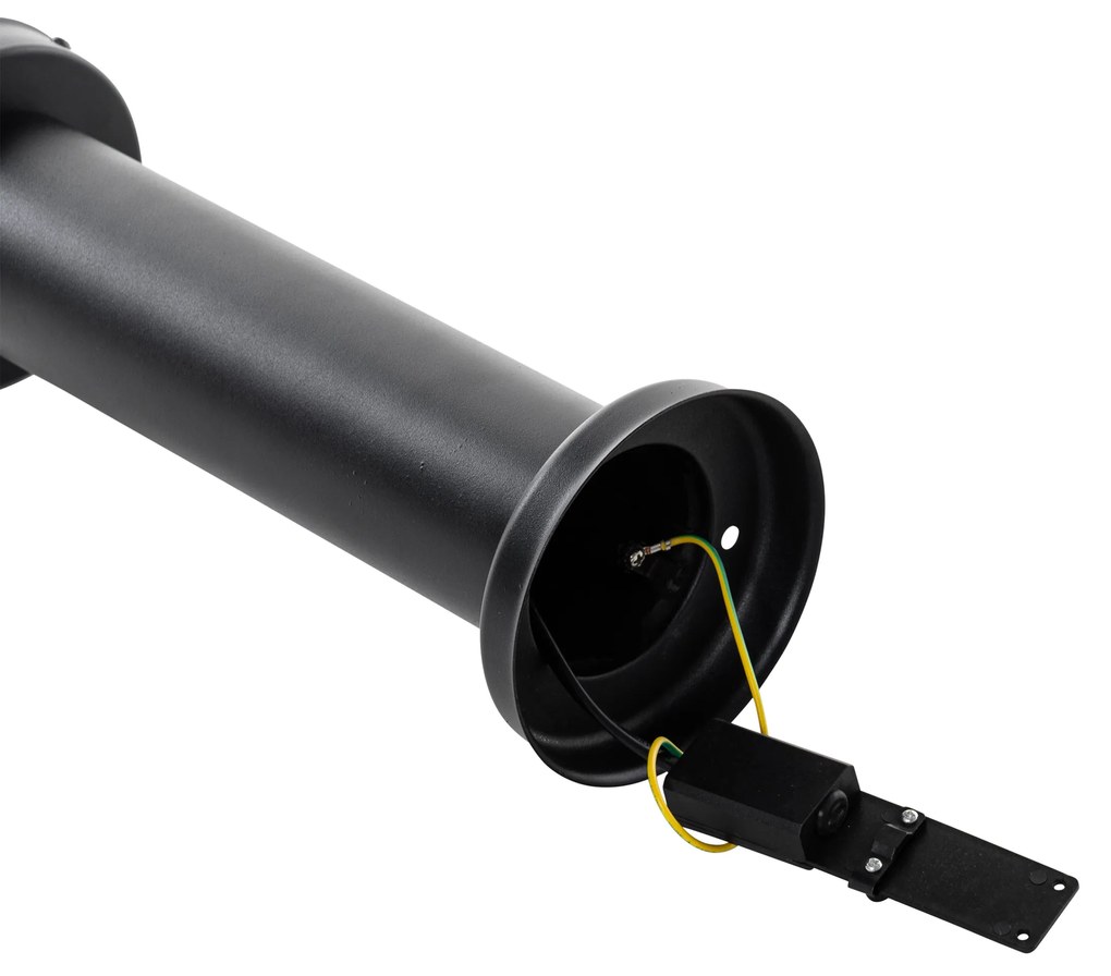 Modern buiten paaltje zwart 50 cm - Elly