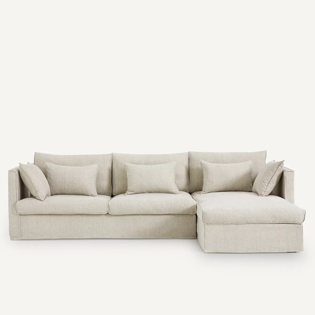 Katoenen en linnen hoekbank, Camille