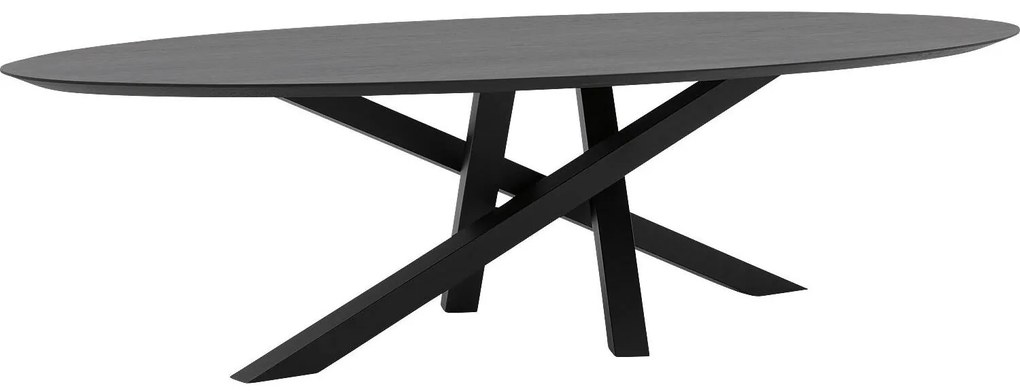 Goossens Excellent Eettafel Mente, Ovaal 280 x 130 cm