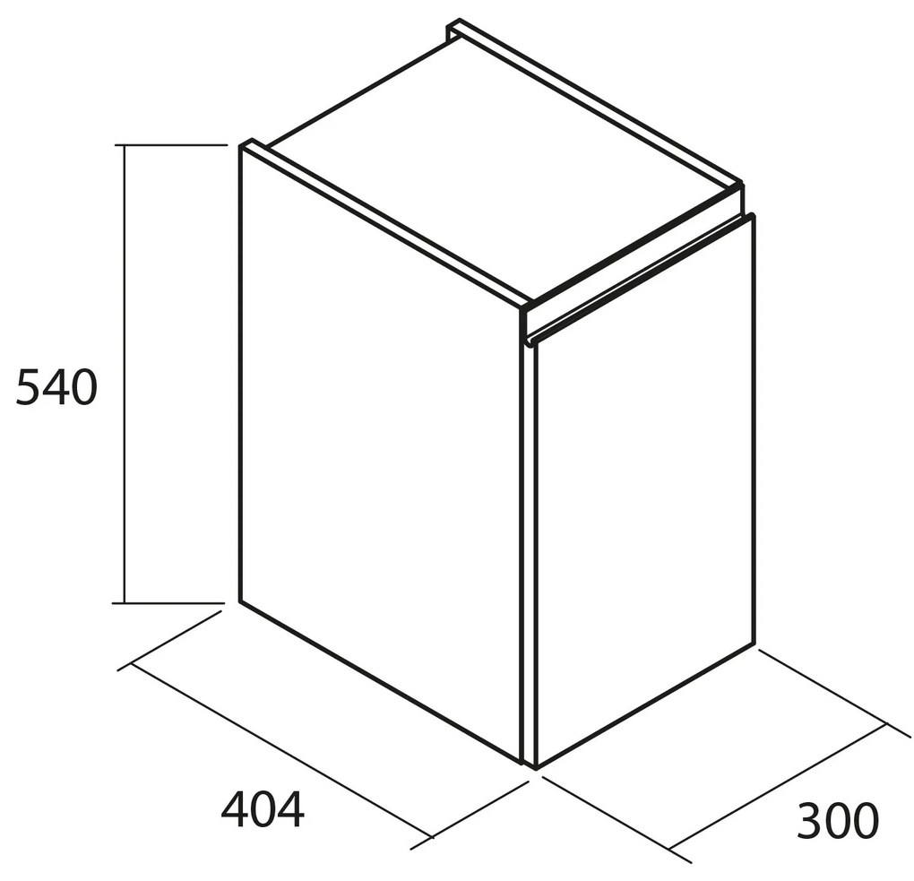 Muebles Mam badmeubel 120cm links antraciet met wastafel solid surface zonder kraangat