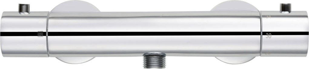 Saqu Essential douche thermostaatkraan 15cm chroom