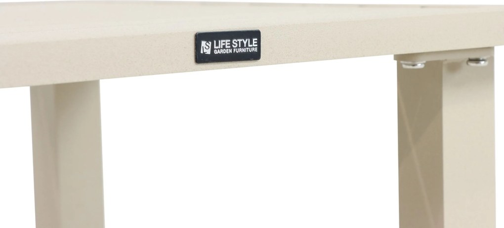 Bistroset 2 personen  Aluminium Taupe Lifestyle Garden Furniture Albelli