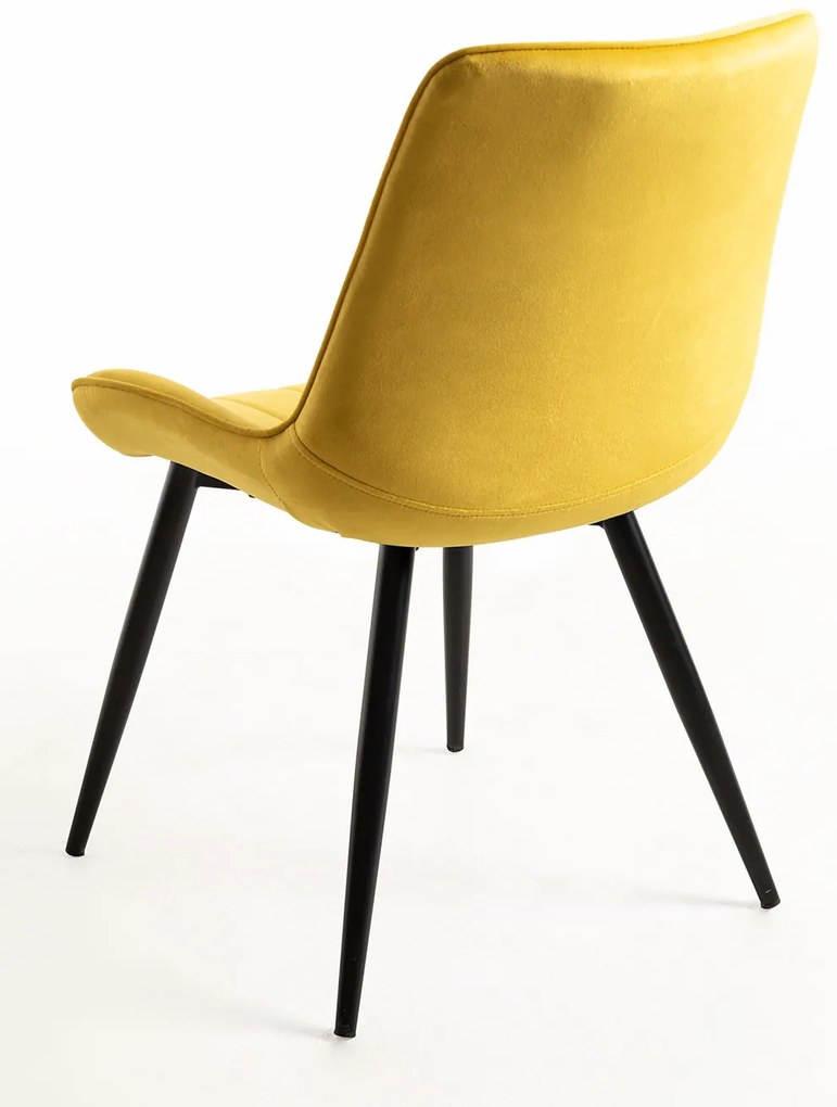 Set van 2 Lene Fluwelen Stoelen