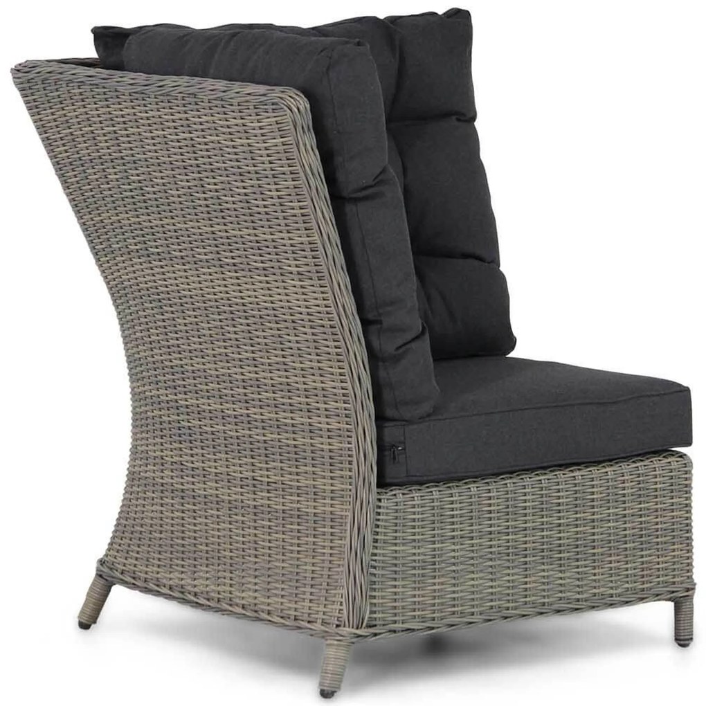Dining Loungeset 6 personen Wicker Taupe Garden Collections Chicago/Brighton