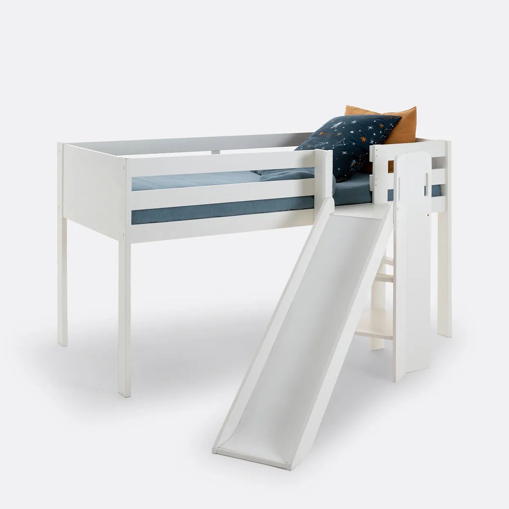 Halfhoog bed met glijbaan, Mirka