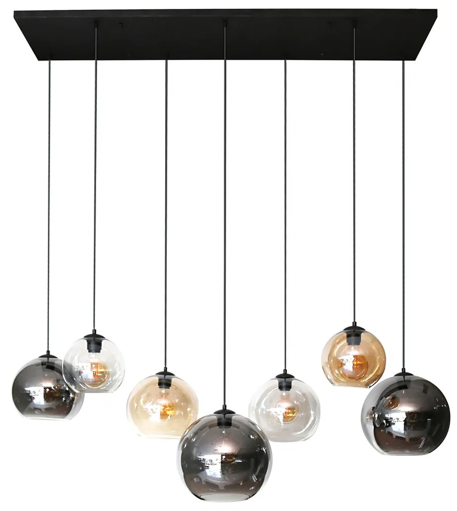 Grote Hanglamp Met Glazen Bollen