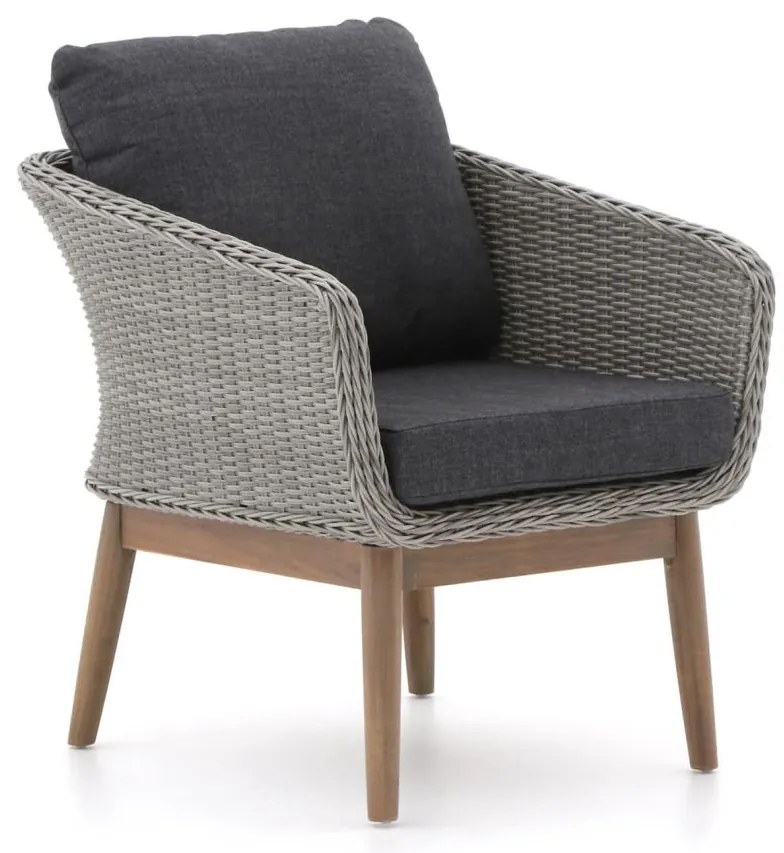 Lounge tuinstoel | Intenso  Borgetto | Wicker (vlechtwerk) | Grijs | Kees Smit Tuinmeubelen