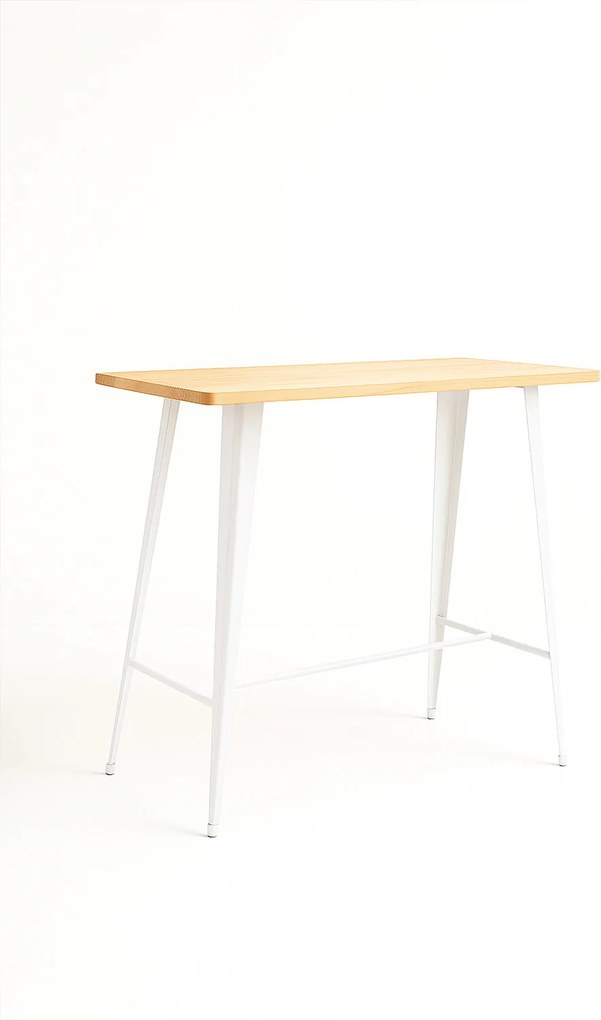 Torix Hoge Rechthoekige Tafel Natuurlijk Hout